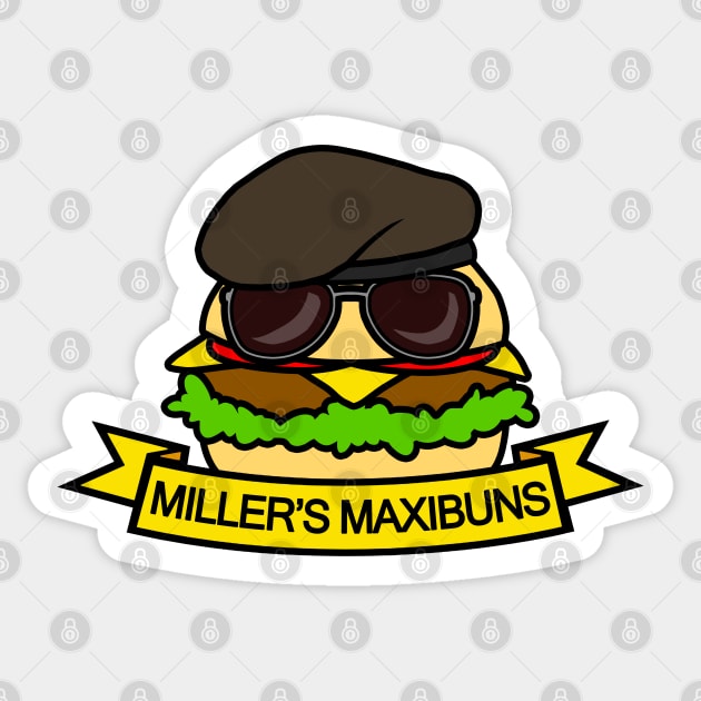 Miller's Maxibuns Sticker by CCDesign
